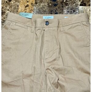Goodfellow Co Slim Chino Pants‎ Men Tan Stretch Flat Front Size 30x32